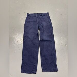 Carhartt Men's Navy Cargo Pants Fire Resistant